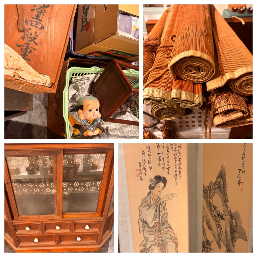 兵庫県　朝来市にてたくさんの家具、鉄瓶、骨董品の買取をしました。